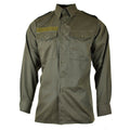 Genuina camisa del ejército austriaco M65 O.D Combate Militar de manga larga Olive BDU NUEVO
