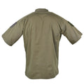 Genuina camisa del ejército austriaco M65 O.D Combate Militar de manga corta Olive Bdu