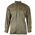 Genuina camisa del ejército austriaco O.D Combate militar Manga larga Olive Bdu NUEVO