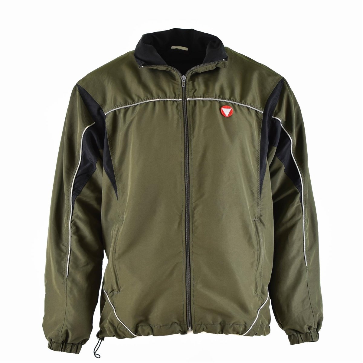 Genuino entrenamiento del ejército austriaco Top chaqueta Top Sports Vintage OD Green