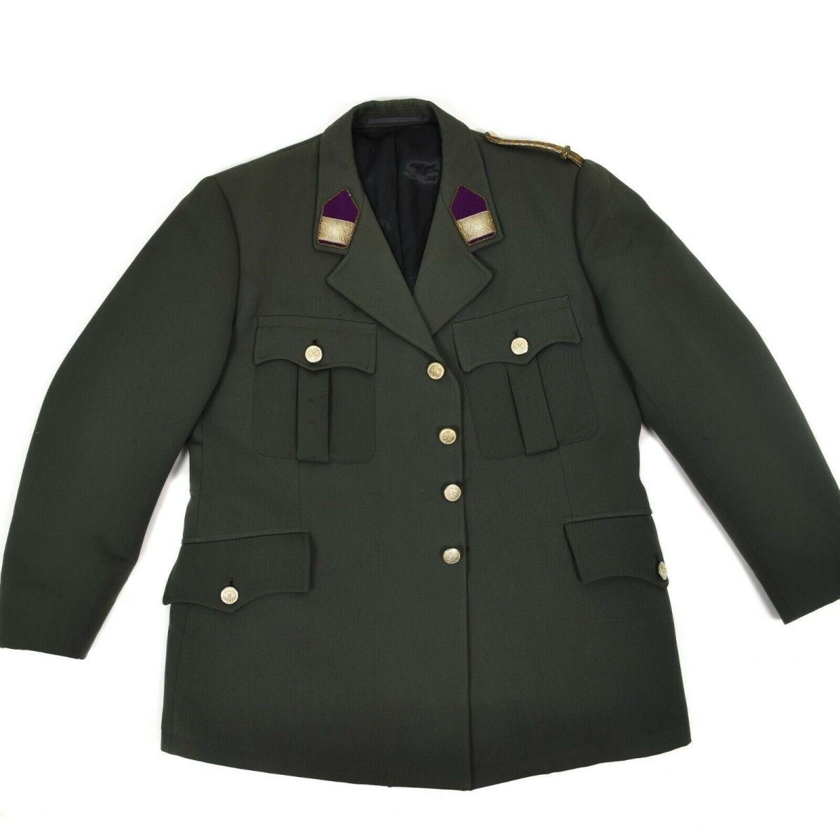 Genuina chaqueta formal del uniforme del ejército austriaco Problema militar gris