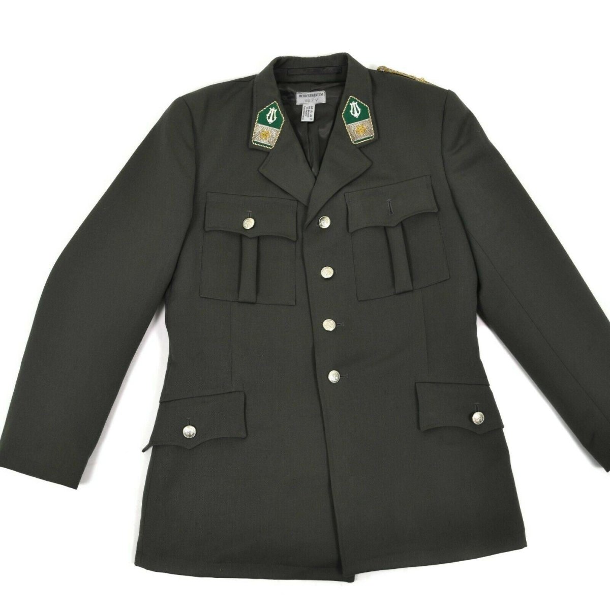 Genuina chaqueta formal del uniforme del ejército austriaco Problema militar gris