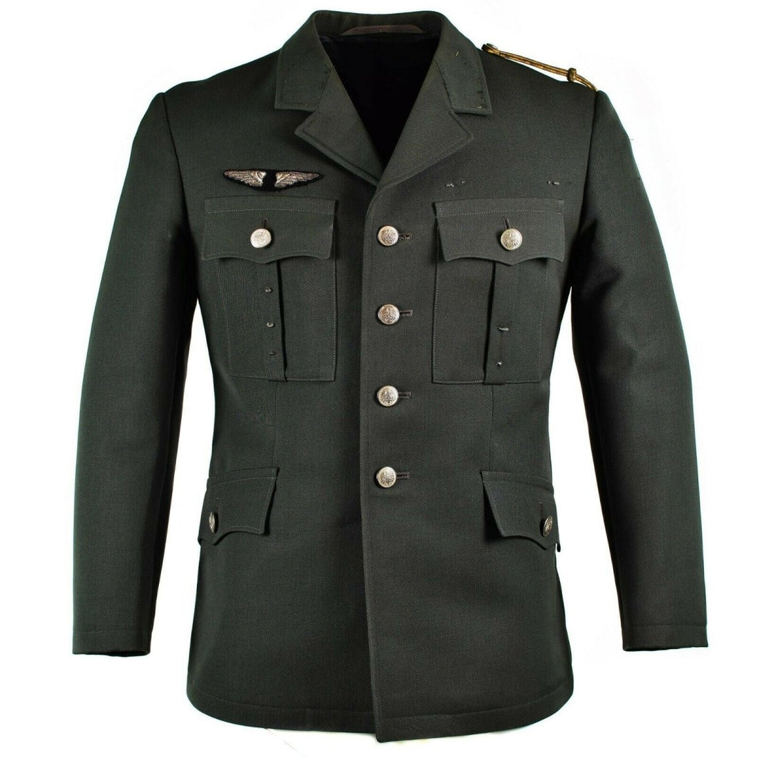 Genuina chaqueta formal del uniforme del ejército austriaco Problema militar gris