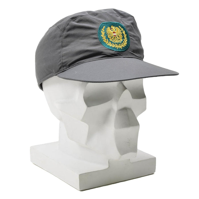 Auténtica gorra militar austriaca gris GoreTex con orejeras plegables NUEVO - GoMilitar