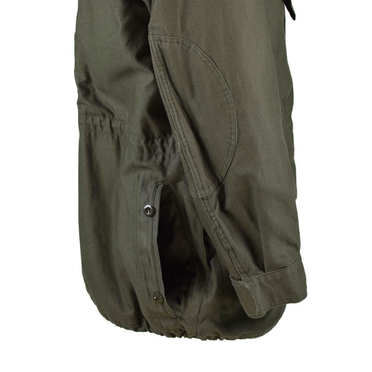 Jaqueta de campo del ejército belga genuino M64 Oliva de parka de algodón de algodón militar nuevo