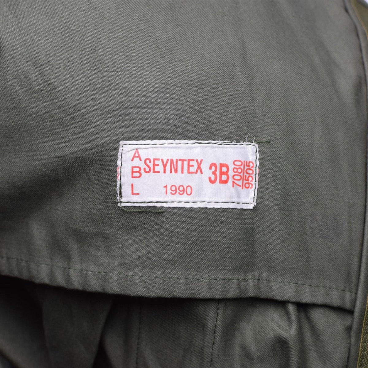 Jaqueta de campo del ejército belga genuino M64 Oliva de parka de algodón de algodón militar nuevo