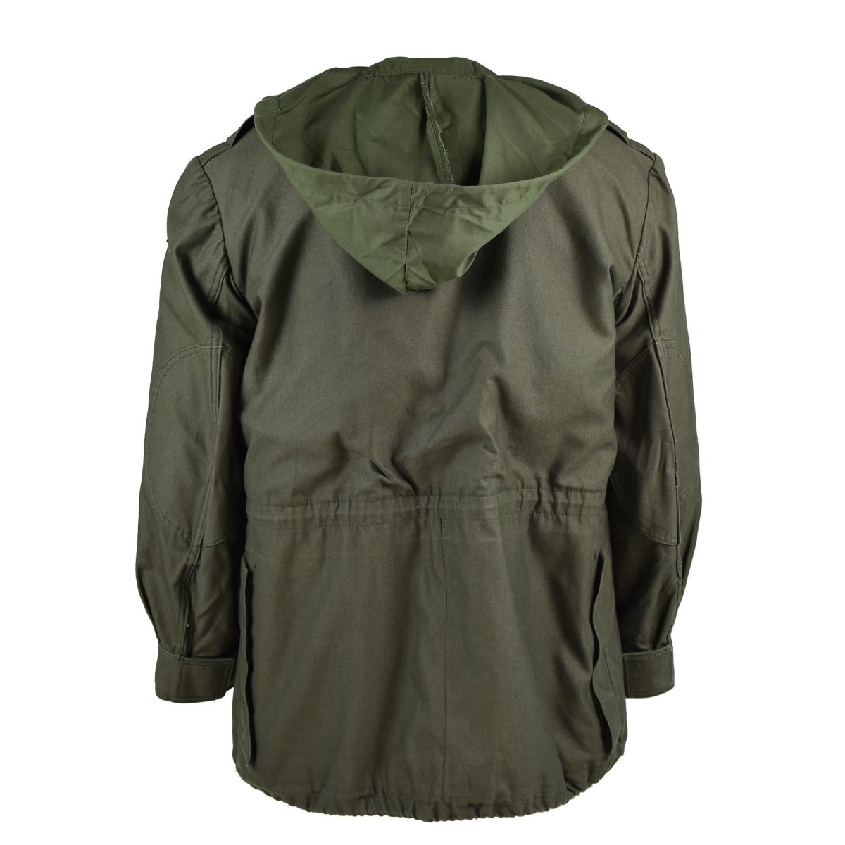 Jaqueta de campo del ejército belga genuino M64 Oliva de parka de algodón de algodón militar nuevo