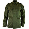 Genú de la chaqueta de campo del ejército belga Bdu Olive Shirt Military Combat nuevo