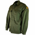 Genú de la chaqueta de campo del ejército belga Bdu Olive Shirt Military Combat nuevo