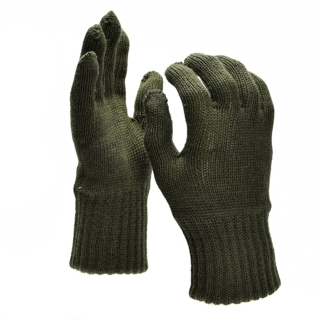 Genuino ejército belga Guantes militares revestimientos lana calentadores excedente militar