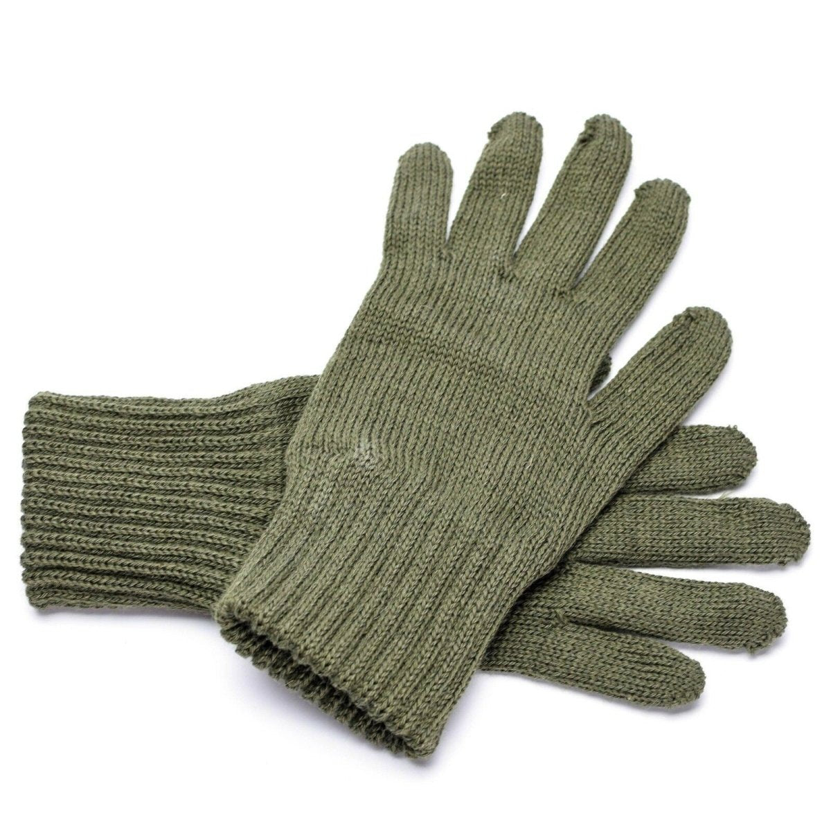 Genuino ejército belga Guantes militares revestimientos lana calentadores excedente militar