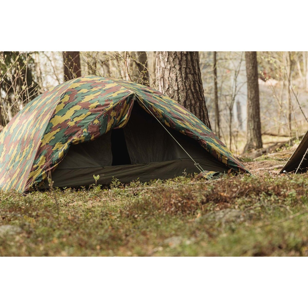 Tienda de carpa militar belga de dos personas genuinas impermeables Ripstop Tabernacle