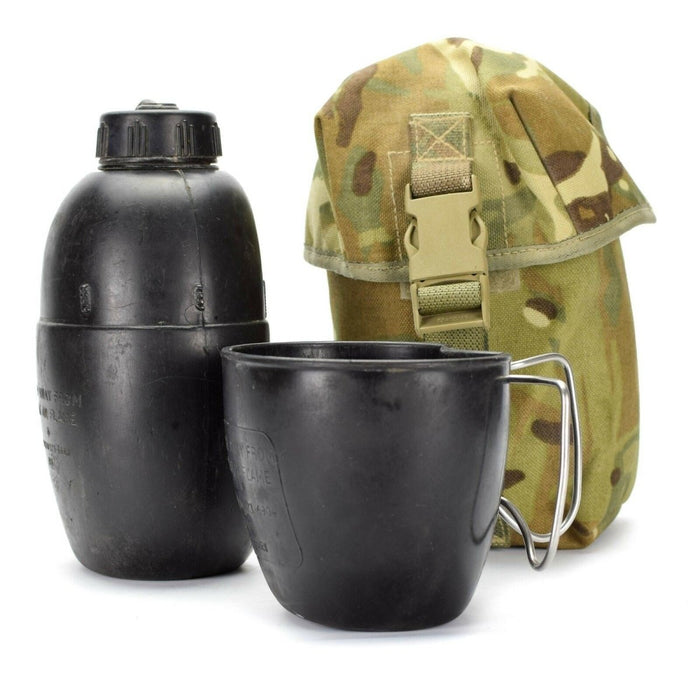 Taza de cantimplora genuina del ejército británico Botella de agua Osprey MK IV Bolsa Edición militar - GoMilitar