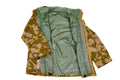 Genú de la chaqueta de combate del ejército británico CAMO DESERT MVP GORETEX RAVER IMPRESIÓN NUEVO