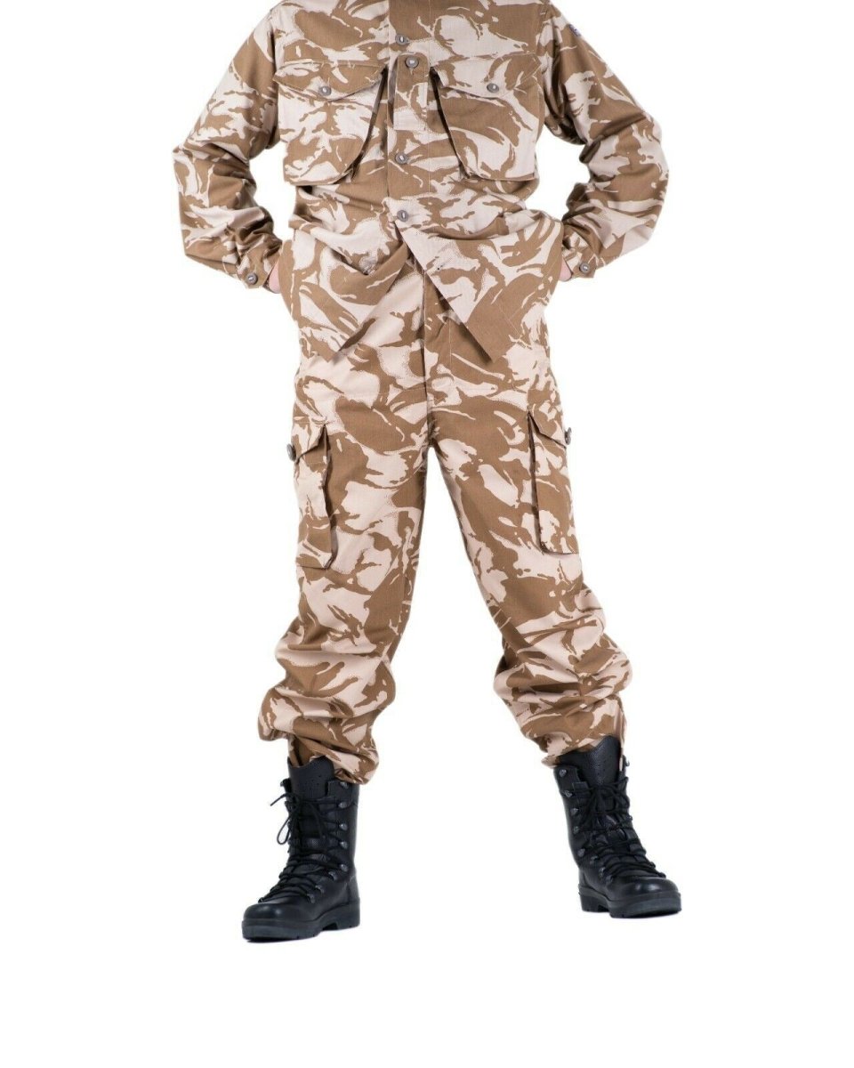 Genuinos pantalones de combate del ejército británico pantalones militares desérticos a prueba de viento Nuevo