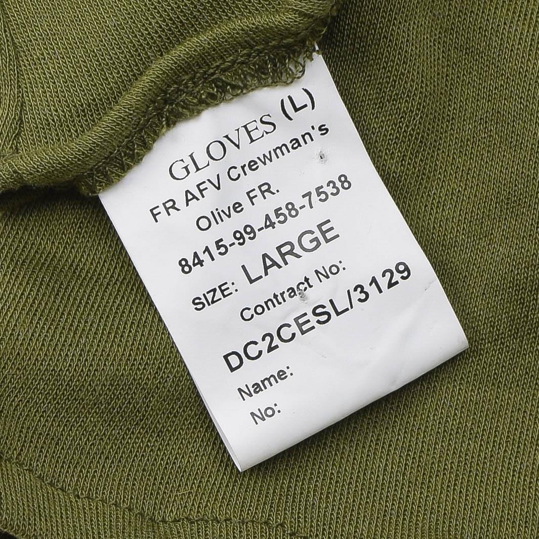 Guantes del ejército británico genuino Guantes de la mano de oliva Guantes de fibra resistentes al fuego NUEVO