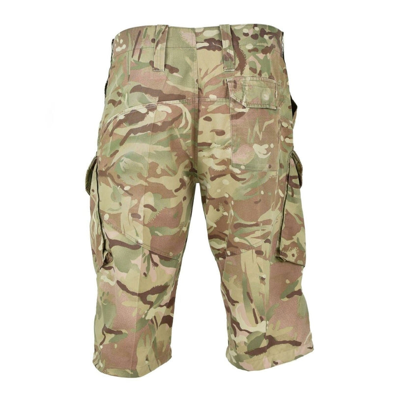 Genuine British army military combat MTP camo shorts military issue bermuda - GoMilitar