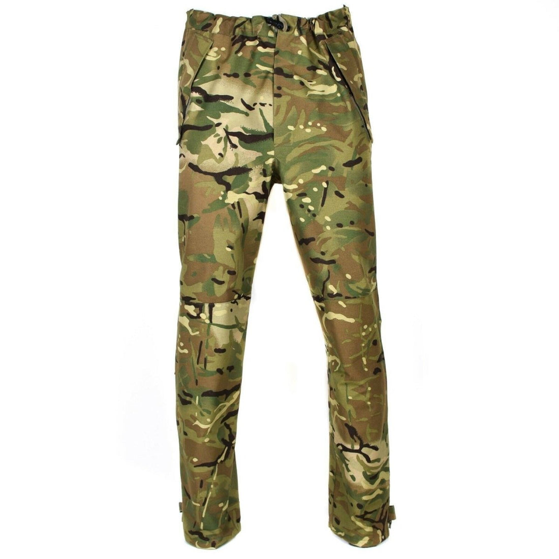 Genuino del ejército británico Combate MVP MVP MTP Pantalones de lluvia de camuflaje Goretex impermeable