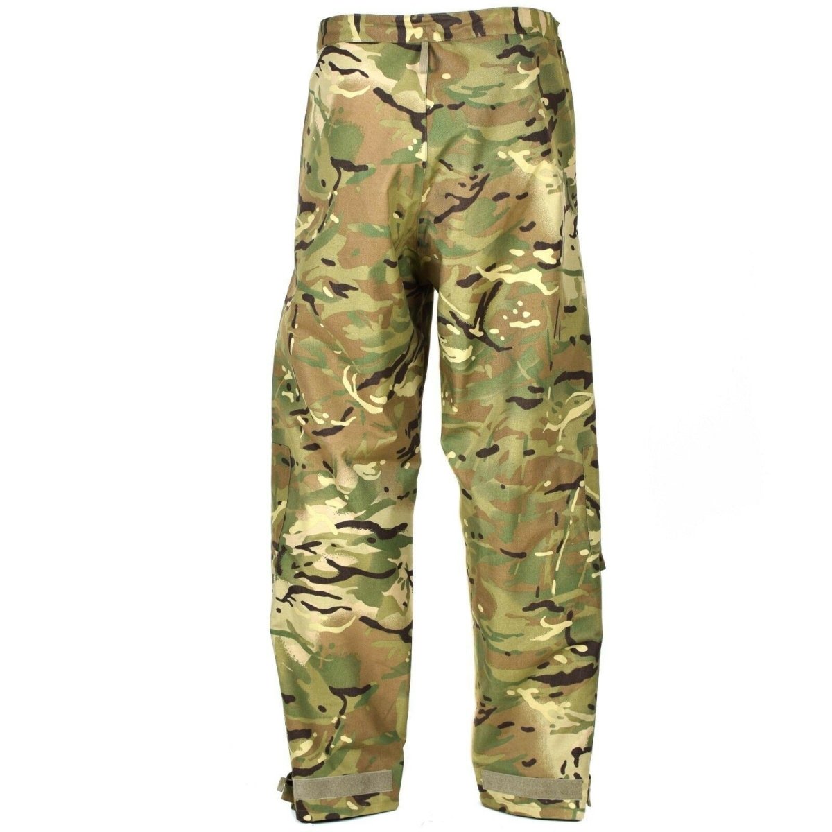 Genuino del ejército británico Combate MVP MVP MTP Pantalones de lluvia de camuflaje Goretex impermeable