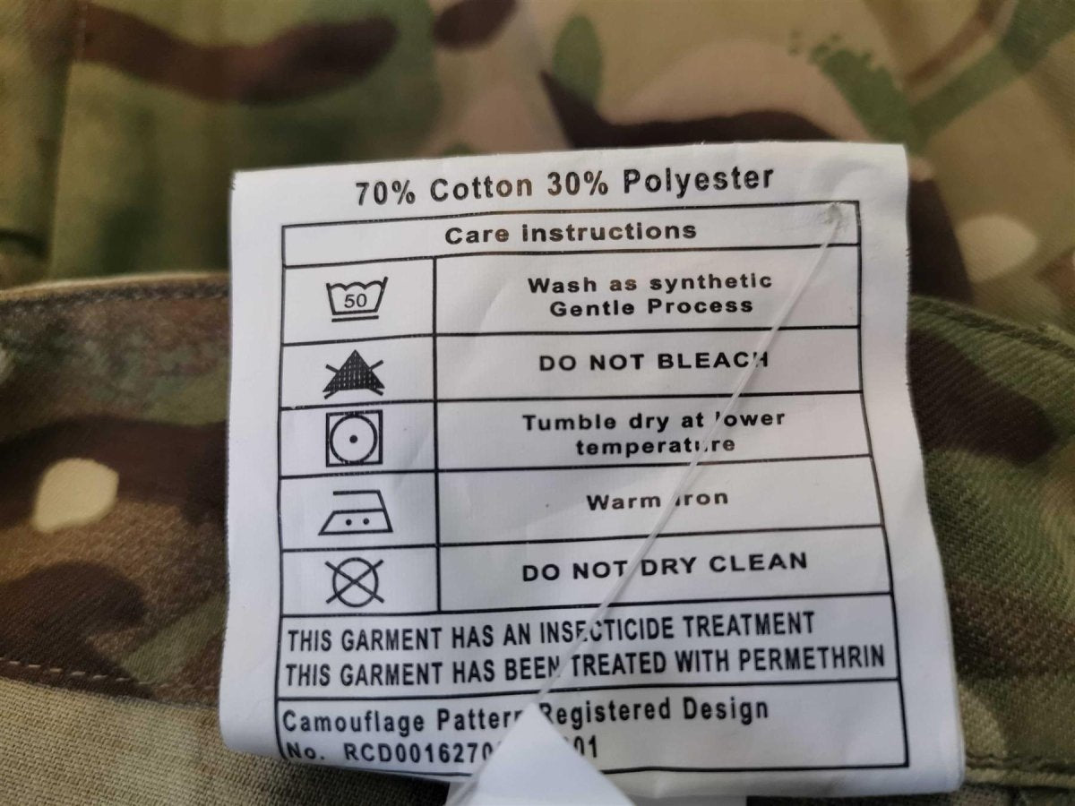 Pantalones del ejército británico genuino Combate Militar MTP Cargo Pantalones templados Nuevos