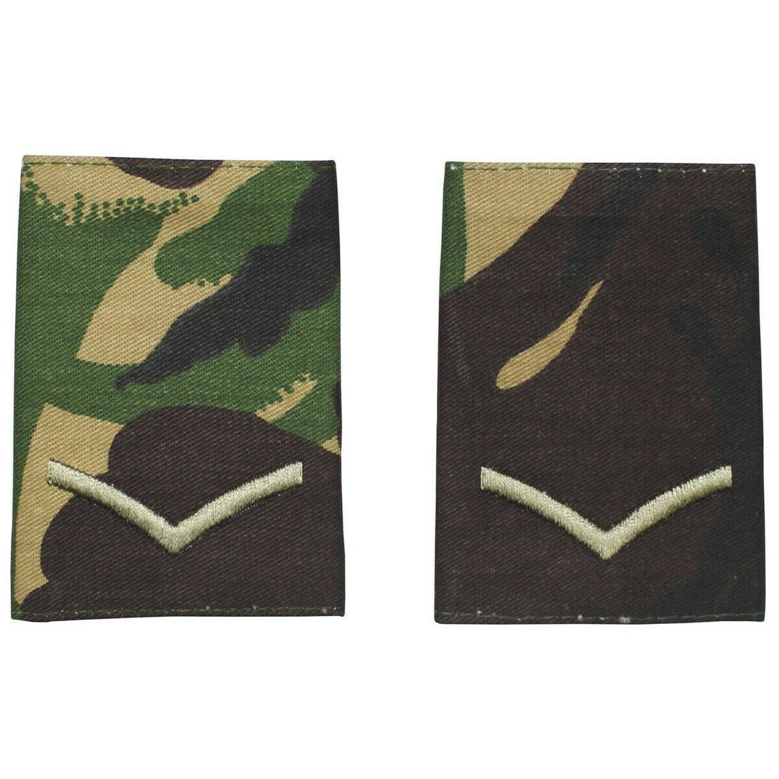 Genuino bucles de hombro del ejército británico Lance Lance Corporal DMP CAMO