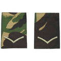 Genuino bucles de hombro del ejército británico Lance Lance Corporal DMP CAMO