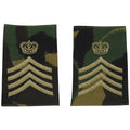 Bucles de hombro del ejército británico genuino telas principales insignias militares DPM CAMO