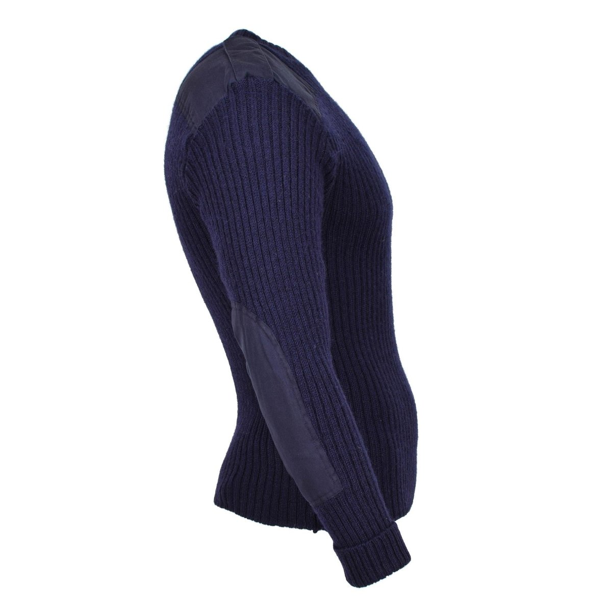Genuino británico Militar Militar Blue Body Bodywarmer Wool Jumper Commando Commando