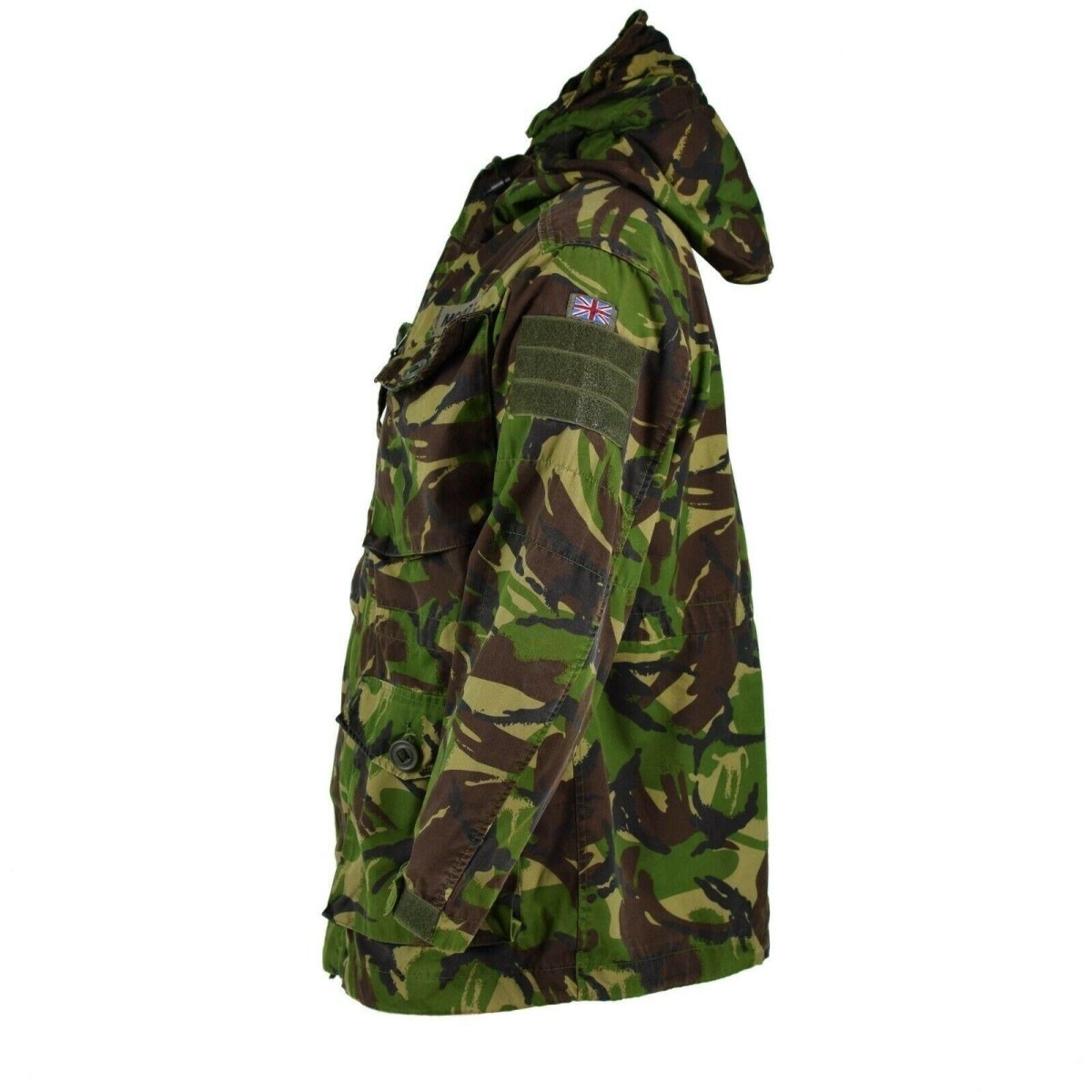 Genuine British Military Combat Smock Field Field Chaqueta con capucha a prueba de viento DPM CAMO