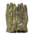 Guantes de cuero tácticos de combate militares británicos genuinos camuflaje MTP aislado