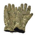 Guantes de cuero tácticos de combate militares británicos genuinos camuflaje MTP aislado