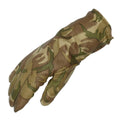 Guantes de cuero de combate Mk II genuinos MTP Camuflage Guantes con forrado cálidos