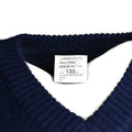 Genuino Policilio Británico Utilidad Jumper Jumper Blue V-Chink Séter Nuevo