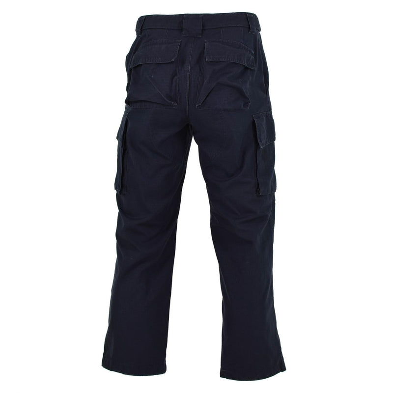 Genuine British police ripstop pants blue trousers surplus - GoMilitar