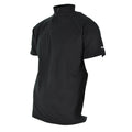Camiseta de la policía británica genuina Black Breatable Funcional Funcional Functional Zip Guard