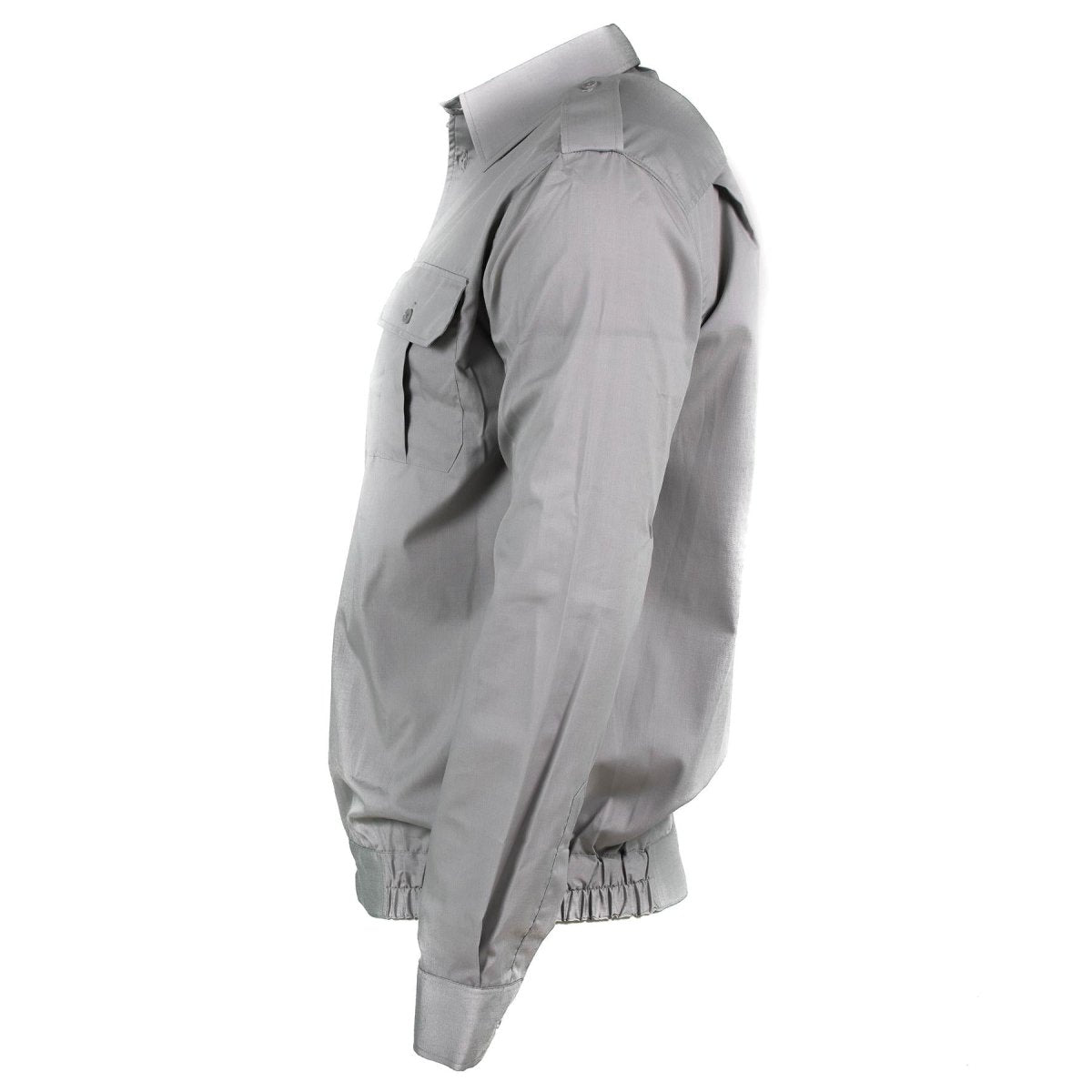 Camisa de algodón de algodón de ejército búlgaro genuino manga larga militar sin emitir