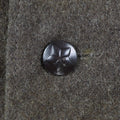 Genuina chaqueta del ejército búlgaro lana de lana militar uniforme uniforme gris gris