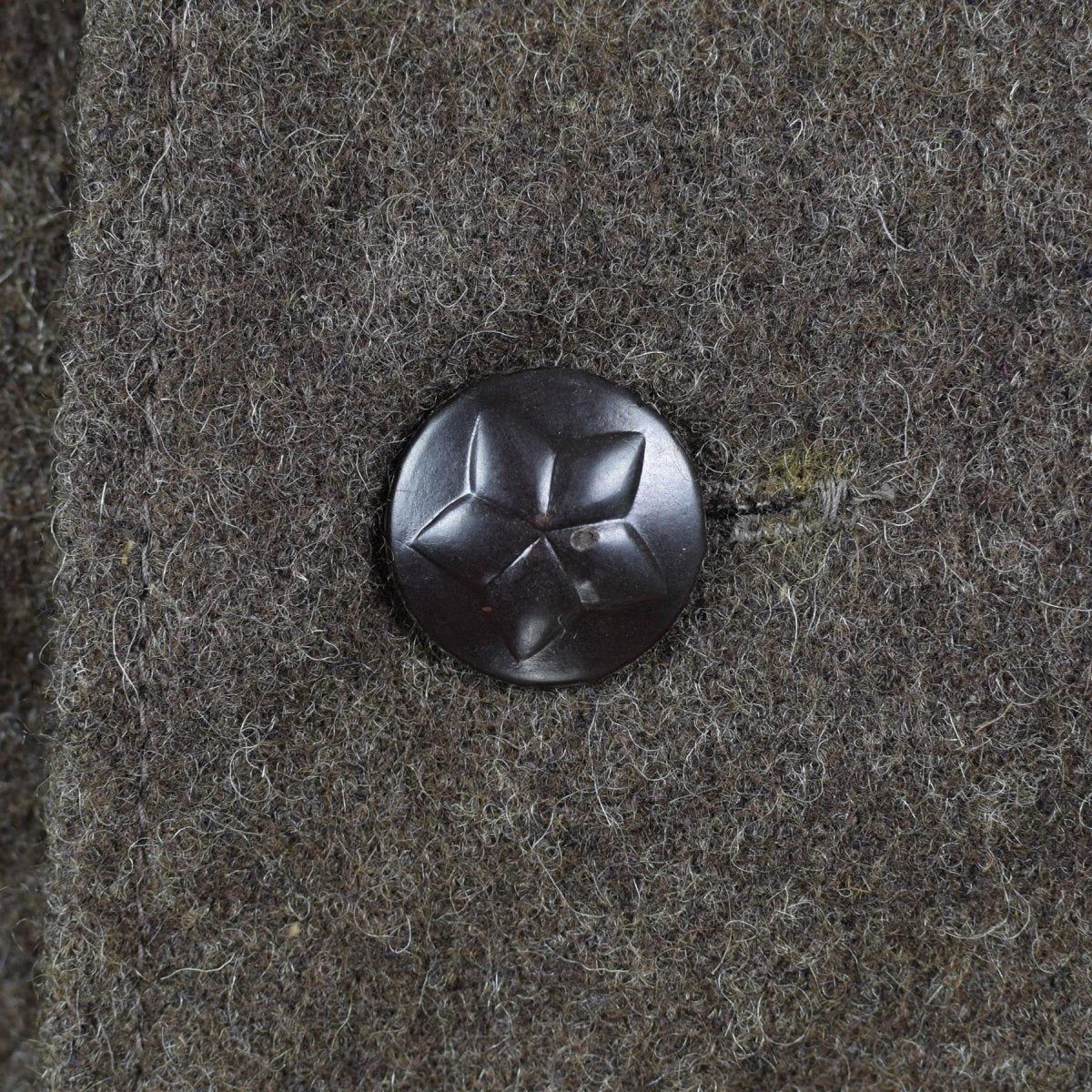 Genuina chaqueta del ejército búlgaro lana de lana militar uniforme uniforme gris gris