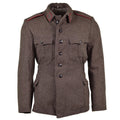 Genuina chaqueta del ejército búlgaro lana de lana militar uniforme uniforme gris gris