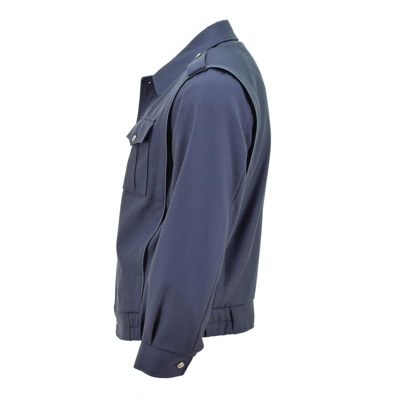 Botones de plata azuleal genuino botones plateados chaqueta de blusa militar casual nuevo