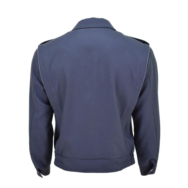 Botones de plata azuleal genuino botones plateados chaqueta de blusa militar casual nuevo