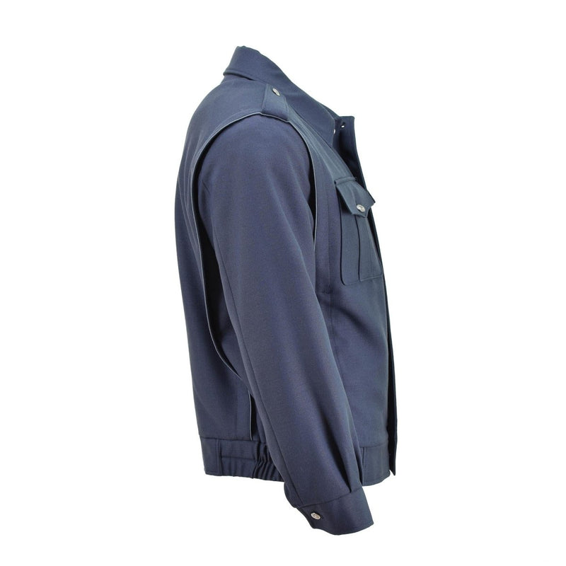 Botones de plata azuleal genuino botones plateados chaqueta de blusa militar casual nuevo