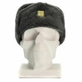 Genuino Capitán Checa CAP MILITAR HABLO DE INVIERNO USHANKA GABE GRIS GRIS CON INCUMSIÓN NUEVA