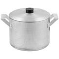 Pot de ejército checo genuino con tapa de aluminio Cocina de aluminio 0.5 galones de cocina militar