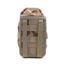 Genuine Czech Army desert camo molle pouch with buckle closure, durable and compatible with load-carrying systems.