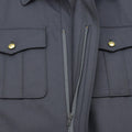 Genno de blusa azul checo checo Botones dorados Butones del ejército casual BLOUSON NUEVO