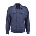 Genno de blusa azul checo checo Botones dorados Butones del ejército casual BLOUSON NUEVO