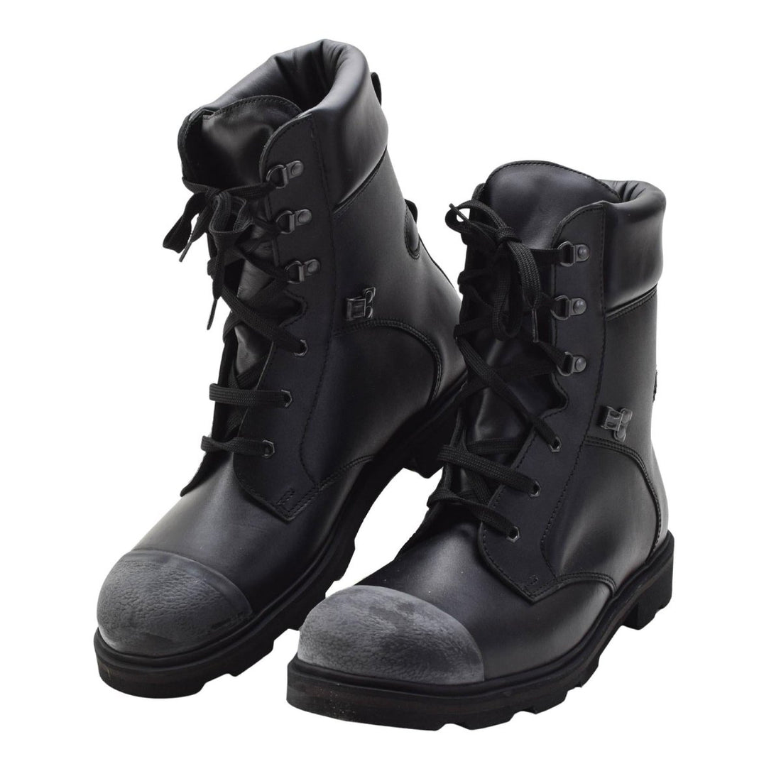 Botas de invierno militares checas genuinas Forro ILS Thinsulate Puntera reforzada Negro