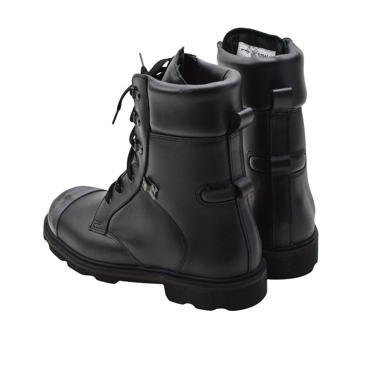 Botas de invierno militares checas genuinas Forro ILS Thinsulate Puntera reforzada Negro