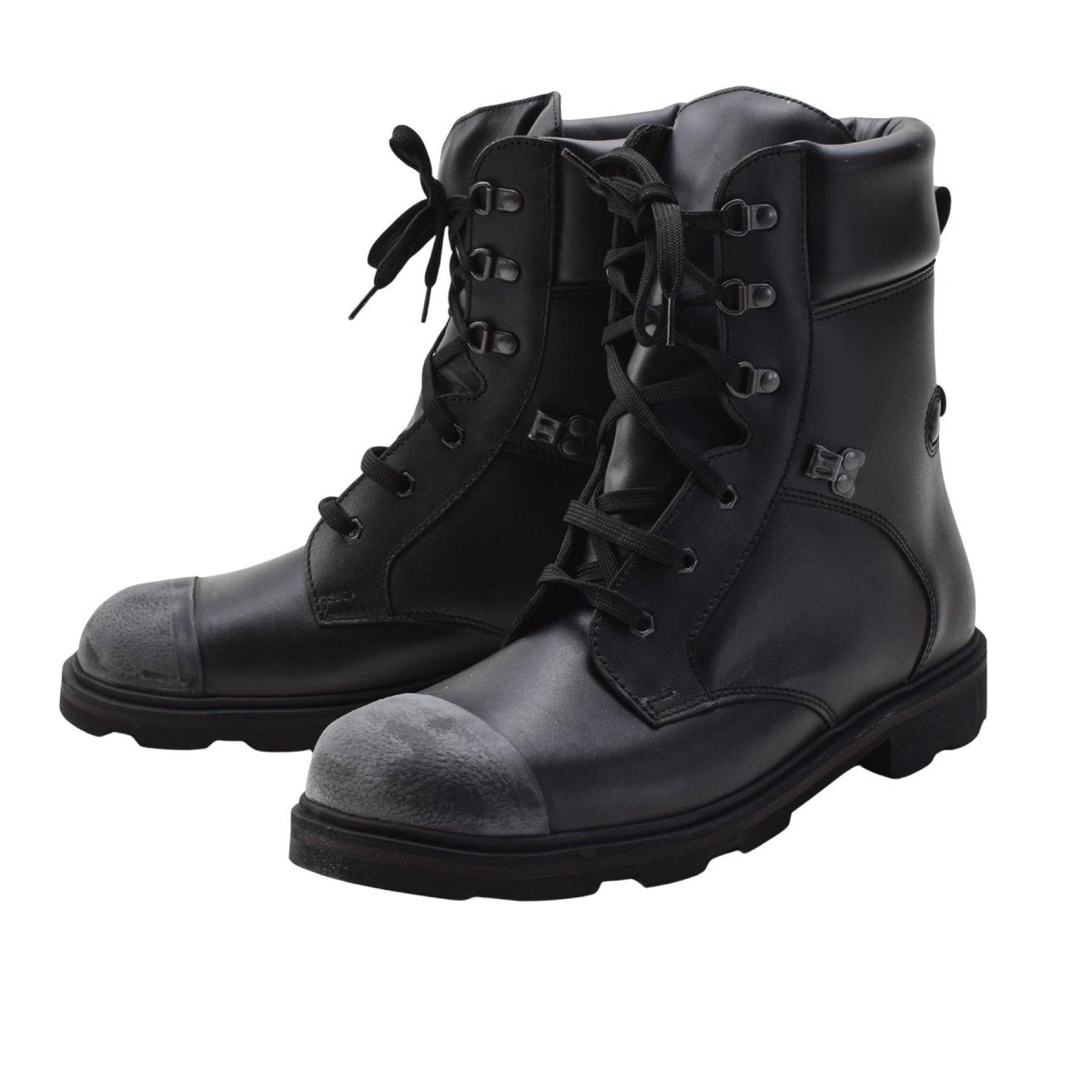 Botas de invierno militares checas genuinas Forro ILS Thinsulate Puntera reforzada Negro